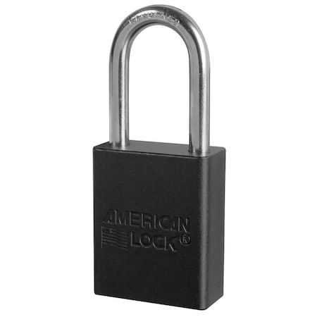 Master Lock Black Padlock Keyed Different,  A1106BLK1KEY